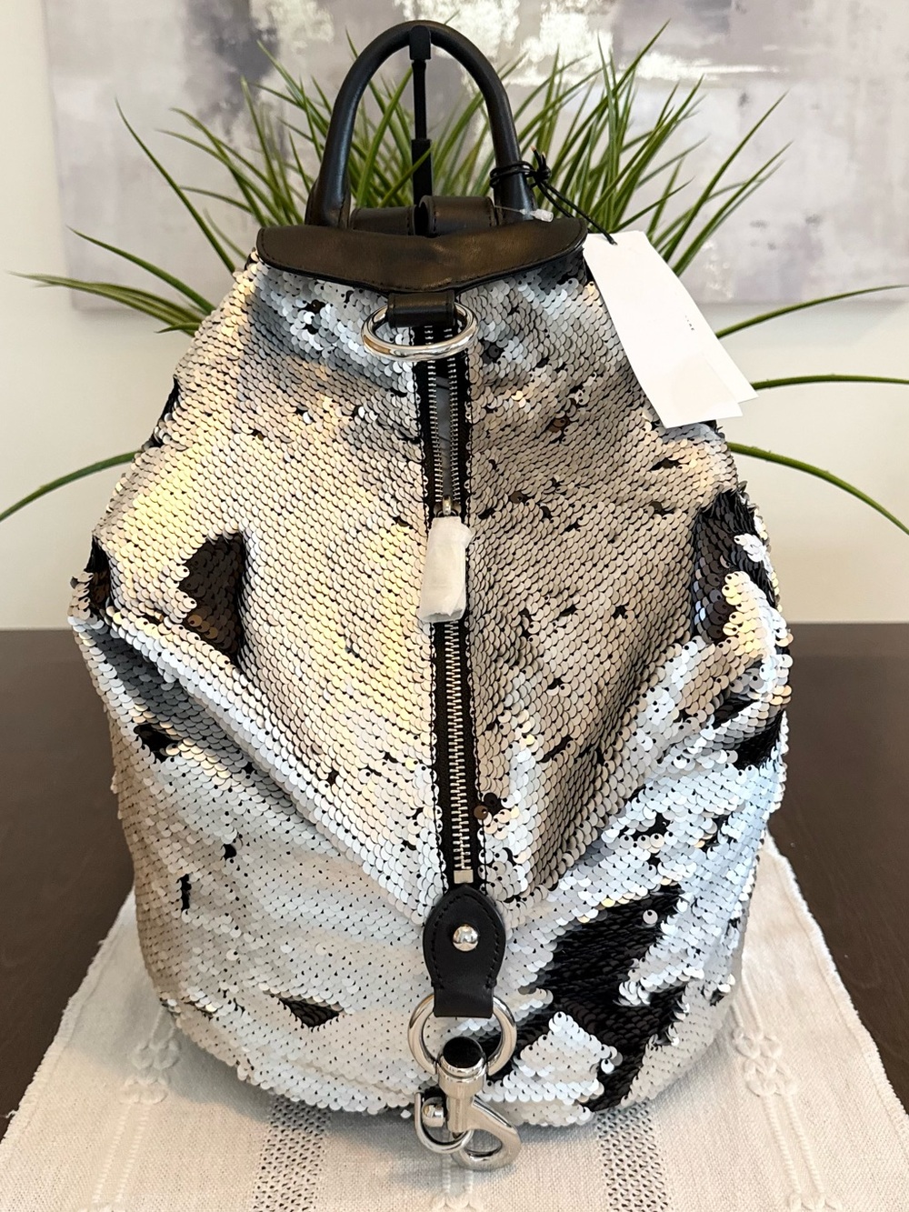 Rebecca Minkoff Julian Sequin backpack
